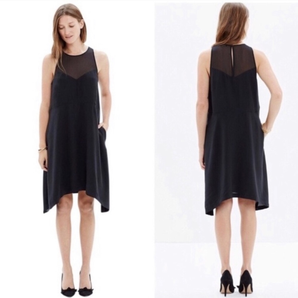 MADEWELL Women’s Silk Black dress Size small